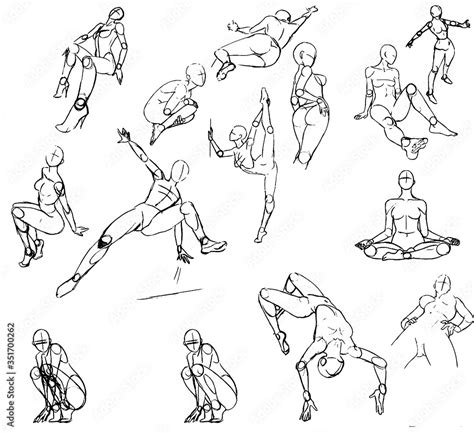 Tutorial Of Drawing Female Body Drawing The Human Body Step By Step Lessons Stock