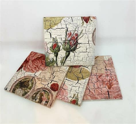 Decoupage Starter Kit Learn To Decoupage With Napkins And Full Etsy