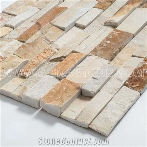 China Manufacturer Yellow Quartzite Ledgestone Natural Culture Stone