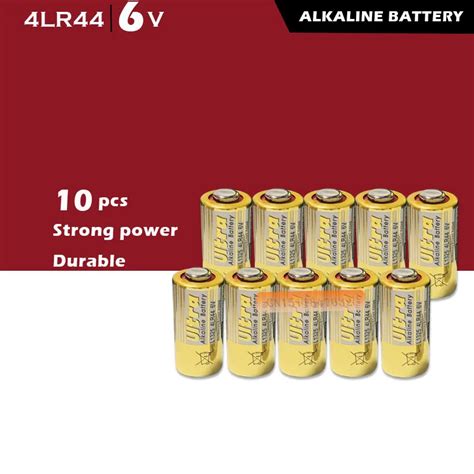 10pcs Lot 4LR44 Primary Dry Batteries 476A L1325 6V Alkaline Battery