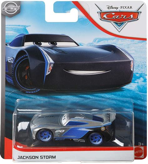 Disney Pixar Cars Cars 3 Silver Collection Jackson Storm 155 Diecast Car Mattel Toys Toywiz