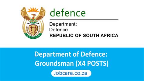 Department Of Defence Groundsman X Posts Jobcare