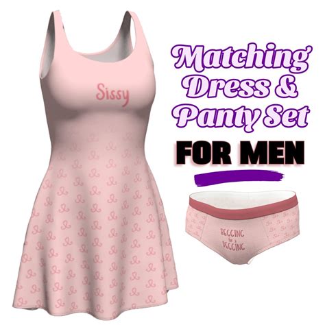 Sissy Dress And Begging For A Pegging Sissy Panty Set For Men Sissy Training Femdom Dress And