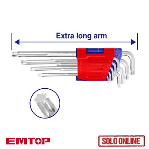 Juego De Llaves Torx Pzas Ehky Emtop Soldametal