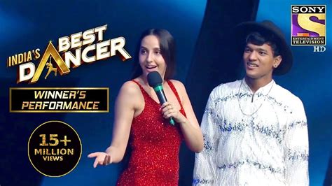 Nora supports Tiger Pop! , India's Best Dancer | Winner's Performance ...