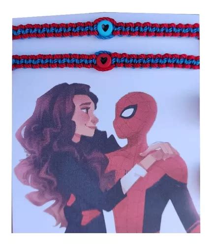 Dúo De Pulseras Parejas Y Amigos Spiderman No Way Home Meses sin interés