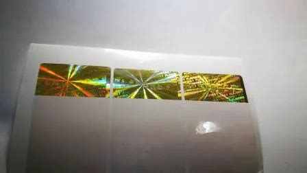 Tax Stamp Hot Stamping Hologram Security Paper Sticker Hot Stamping Hologram Security Sticker