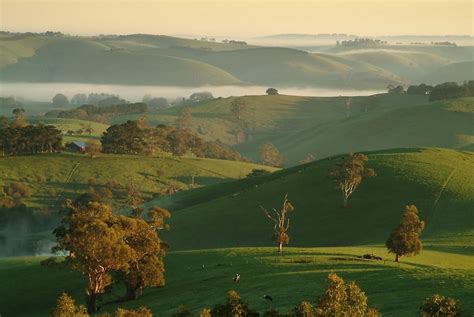 The Rolling Hills Of Victorias Gippsland Region In Australia R