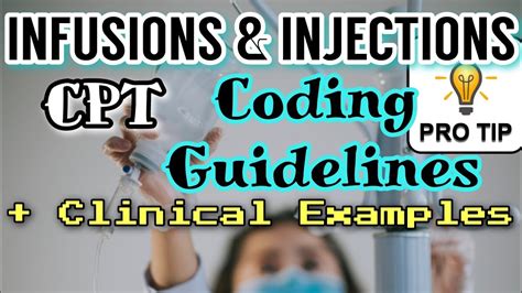 Injection Infusion Codingguidelines Cpt Coding Clinical Examples