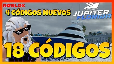 4 CÓdigos Nuevos 18 CÓdigos De 🌴jupiter Florida 🌴 Roblox 2024 🌴 Emilior