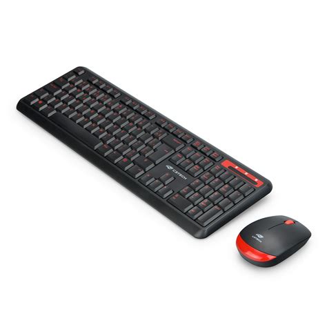 Kit Teclado Mouse Sem Fio K W Bk C Tech C Technology