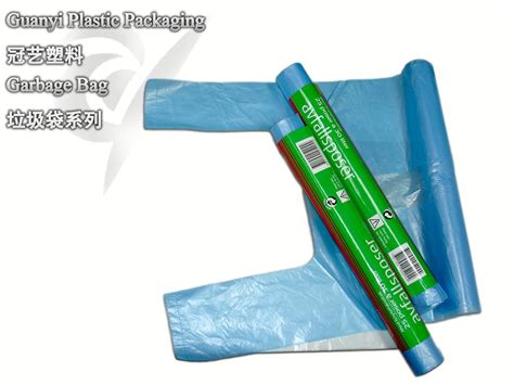 garbage bags with handles green home use 25pcs/roll HDPE | tradekorea