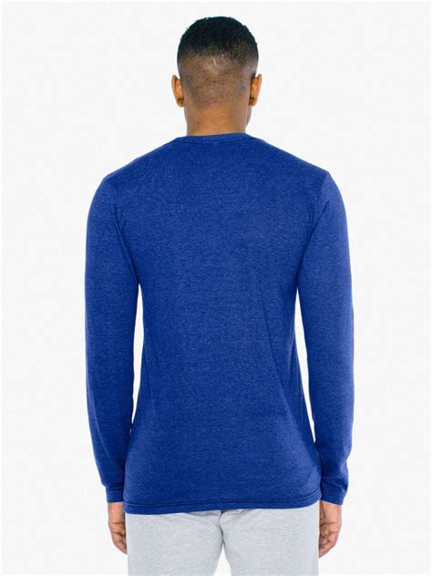 Tri Blend Long Sleeve T Shirt American Apparel