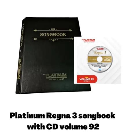 Platinum Reyna 3 Songbook With CD Updated Vol 92 Lazada PH