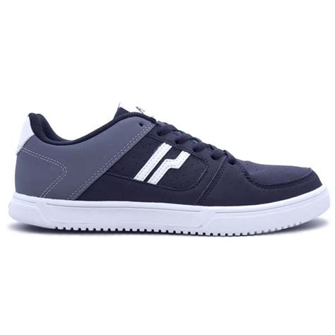 Sepatu Casual Piero Reno Black Grey White