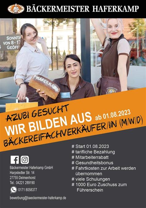 Jobs Bäckermeister Haferkamp