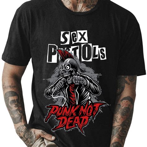 Camiseta Sex Pistols 2 Rockwear Preta Elo7 Produtos Especiais