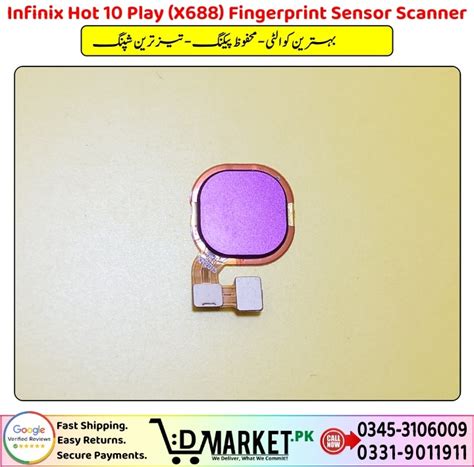 Infinix Hot Play X Fingerprint Sensor Scanner Exclusive