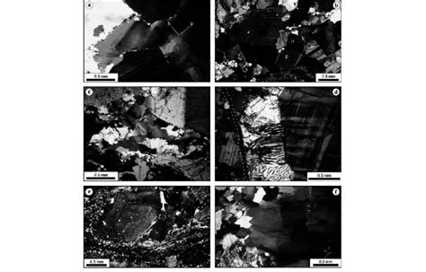 Photomicrographs Of Deformation Fabrics From The Basement And The Download Scientific Diagram