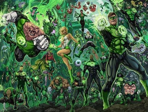 Cuerpo De Linternas Verde Dc Cómics Tropa Dos Lanternas Verdes