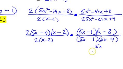 Day Td Dividing Rational Expressions Youtube