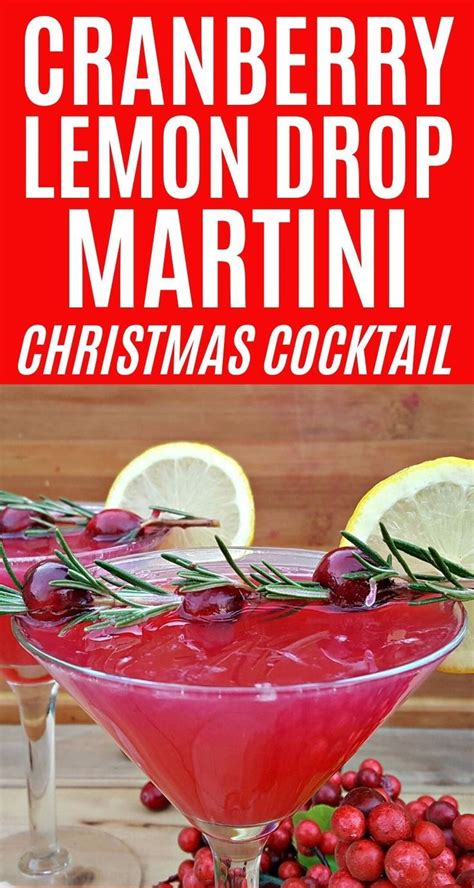 Cranberry Lemon Drop Martini Cranberry Martini Recipe Lemon Drop Martini Cocktail Drink