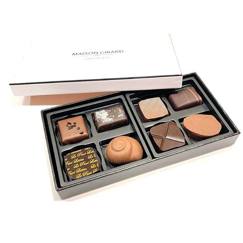 Ecrin 8 chocolats assortis Dragées Girard