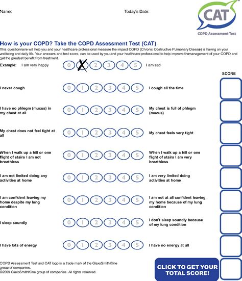 Cat Score Copd Range Louetta Spriggs