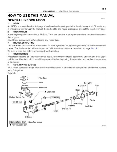 Toyota Tacoma 2001-2006 Full Repair Service Manual Download - Service manual Repair manual PDF ...