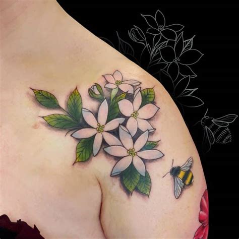 Jasmine Flower Tattoo Ideas Celebrating Delicate Beauty