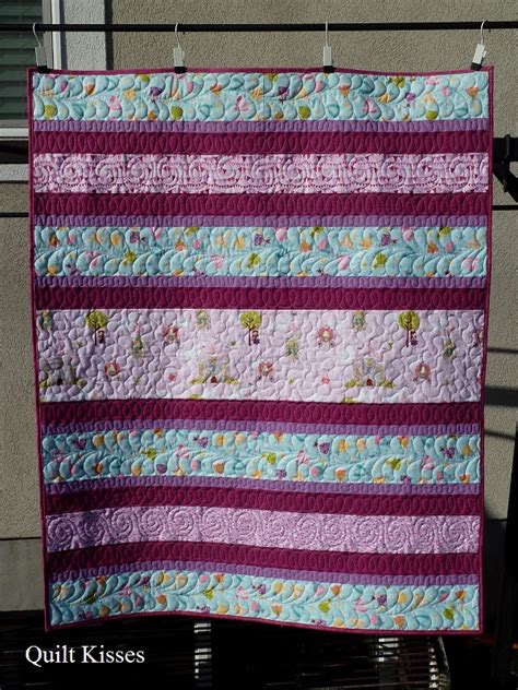 Quilt Kisses: Stripe Quilts Finished