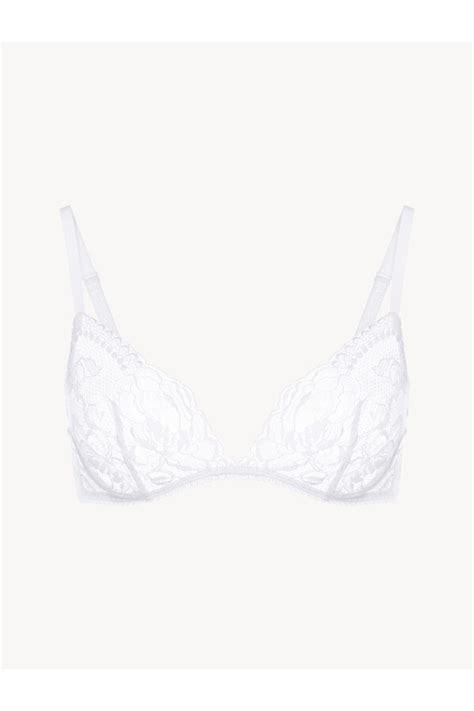 La Perla Lace Non Wired Bra White Editorialist