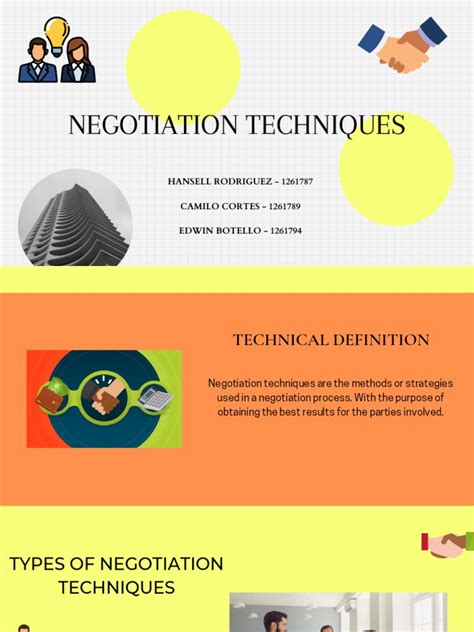 Negotiation Techniques | PDF | Negotiation | Communication