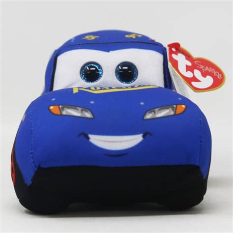 Ty Cars Fabulous Lightning Mcqueen Plush Toy Blue Brand New