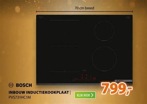 Bosch Inbouw Inductiekookplaat Pvs731hc1m Aanbieding Bij Expert