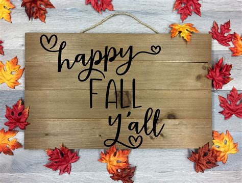 Happy Fall Y All Svg Cut File Cricut Silhouette Etsy