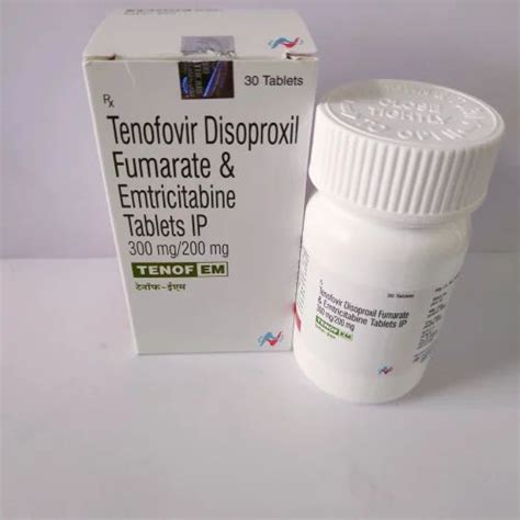 Tenof Em Mg Tenofovir Disoproxil Fumarate Emtricitabine Tablets