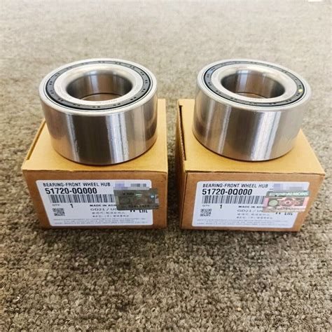 NEW 2X Front Wheel Hub Bearings For 07 19 Elantra Veloster Forte Soul