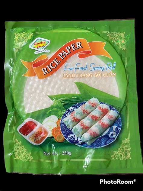 Lucky Ace Rice Paper For Fresh Spring Rolls Vietnamese Rice Paper