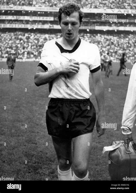 Franz Beckenbauer As A Player Of The German National Football Team