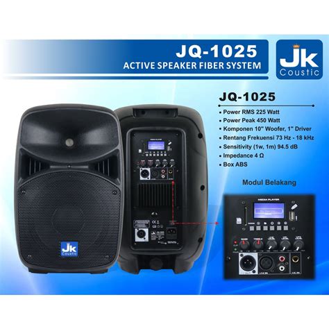 Jual Speaker Aktif JQ 1025 JK Coustic Speaker 10inc Shopee Indonesia