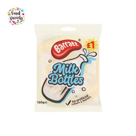 Barratt Milk Bottle Bag Bottle Shaped Sweets 150g บาร์รัต ขวดนมถุงขนมรูปขวด 150 กรัม Th