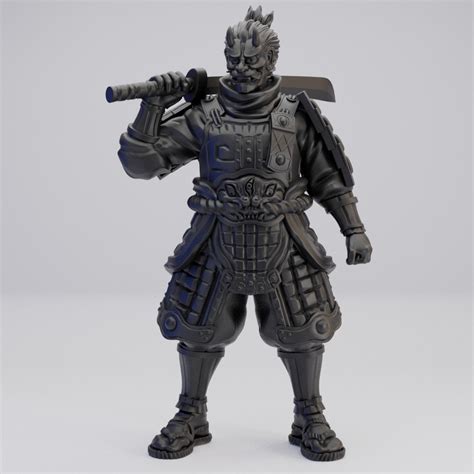 Hot Goblin 闇の剣士E ミニチュア ホットゴブリン 鬼武者 刀