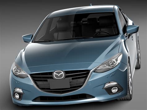 Mazda 3 Hatchback 2014 3D Model $129 - .obj .max .lwo .fbx .c4d .3ds - Free3D