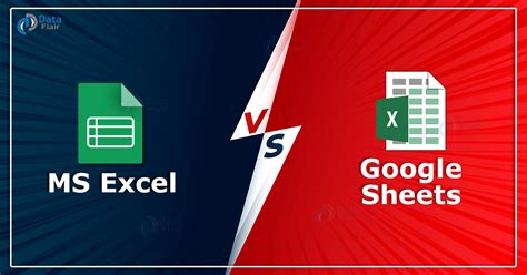 Excel Vs Google Sheets DataFlair