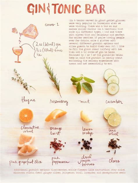 Gin & Tonic | Gin recipes, Thanksgiving cocktails, Gin and tonic