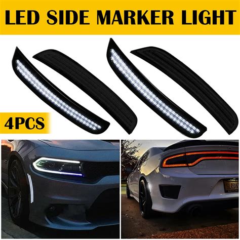 For Dodge Charger 2015 2016 2017 2018 2019 2020 2021 2022 Side Marker Turn Signal Light