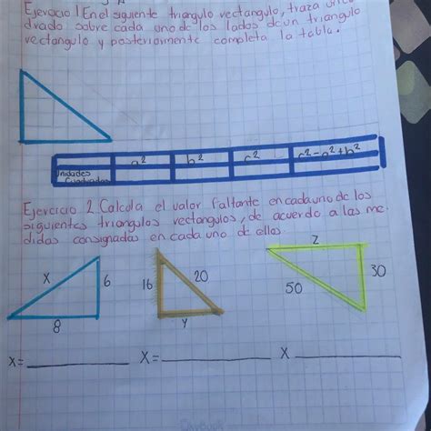 En El Siguiente Triángulo Rectángulo Traza Un Cuadrado Sobre Cada Uno