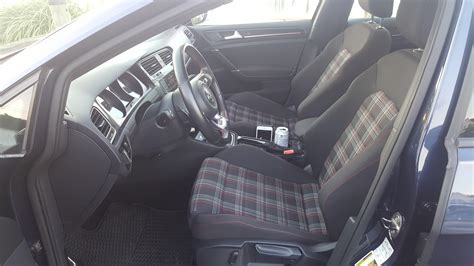 Plaid Interior In The Golf Gti R Volkswagen