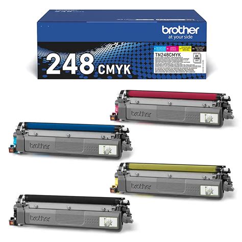 Brother TN 248VAL Cyan Magenta Yellow Black Toner Cartridge LDLC